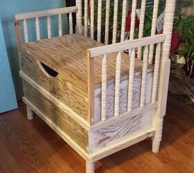 re purposed crib