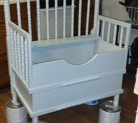 re purposed crib