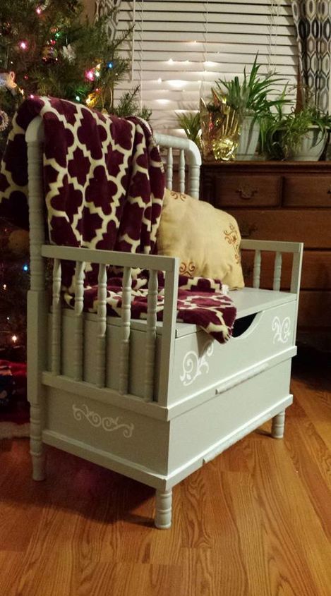 re purposed crib