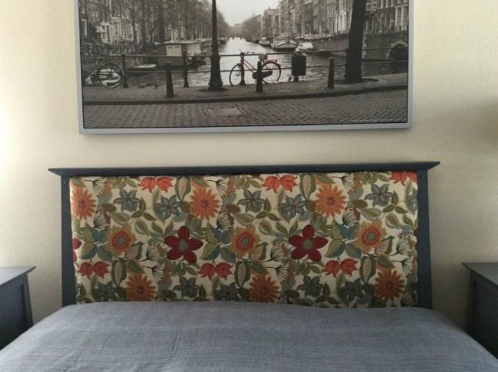 s 11 upholstered headboards you can make without sewing, This vintage looking one made with Velcro