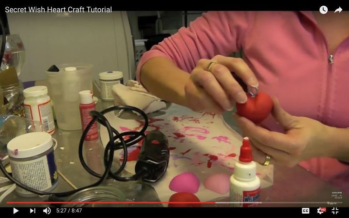 secret wish heart craft tutorial, crafts, how to