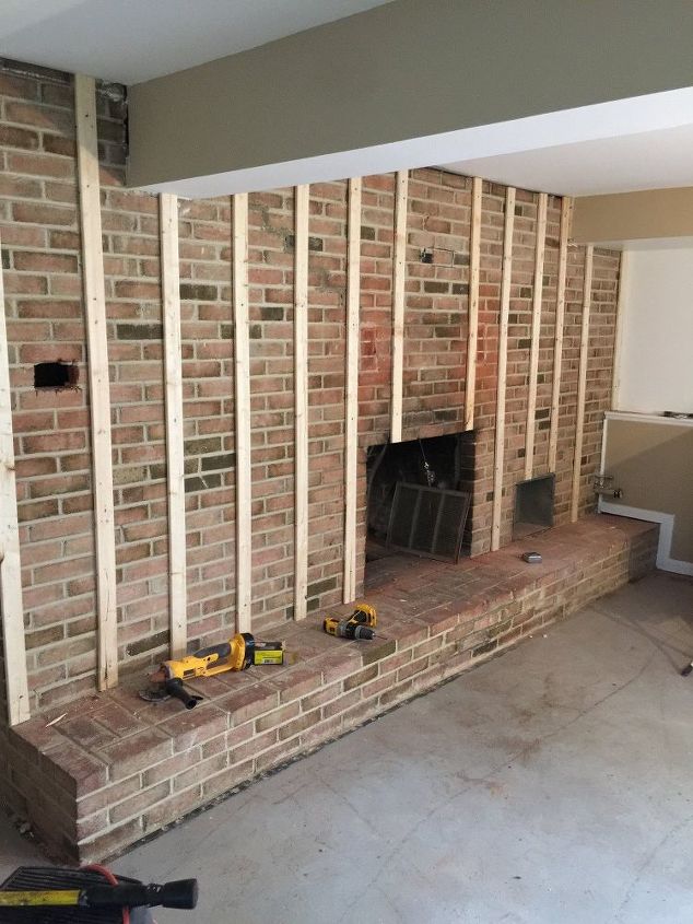 Diy Brick Fireplace Transformation Hometalk