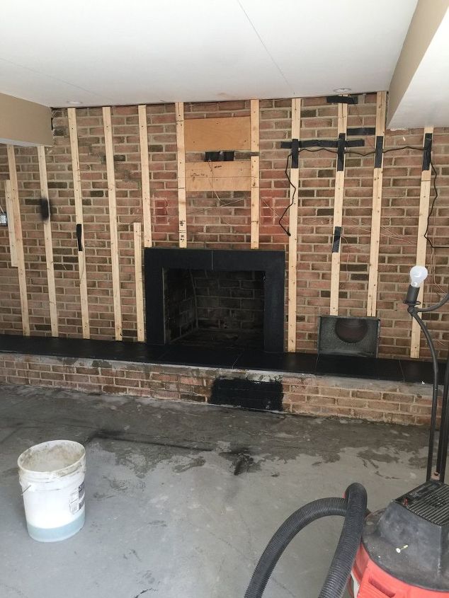 fireplace makeover