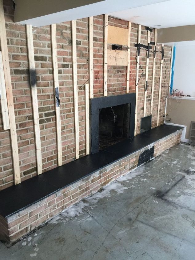 fireplace makeover