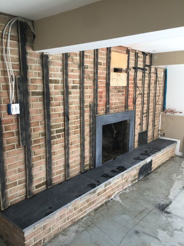 fireplace makeover