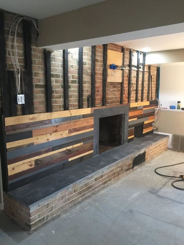 fireplace makeover