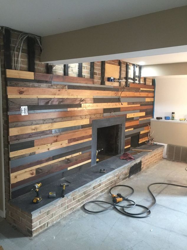 fireplace makeover