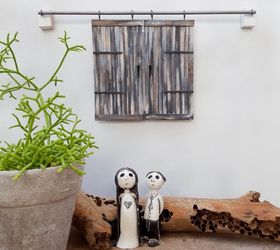 these miniature barn doors are hiding something, doors, outdoor living