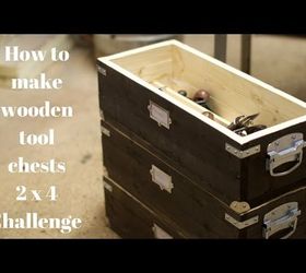 Cómo hacer cajas de madera para herramientas