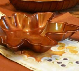 don t throw out dollar store trays til you see these crazy cool ideas, Spray paint them a fall color