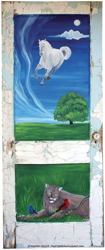 Old Door Upcycle Hometalk