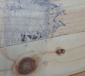 image transfer onto wooden chest do s dont s, painted furniture, Remove Gel with thinners