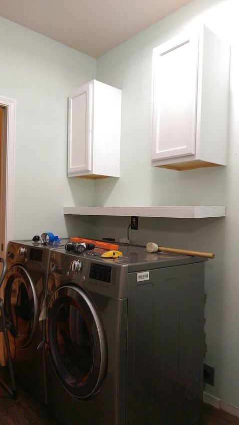 transform your laundry room floor with faux wood vinyl flooring, flooring, laundry rooms