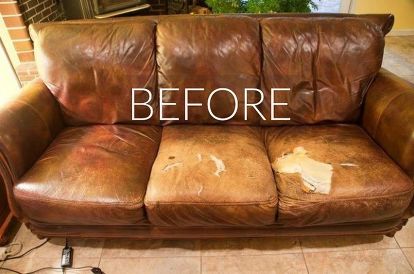 Hide Your Couch S Wear And Tear With, How To Fix Broken Leather Sofa