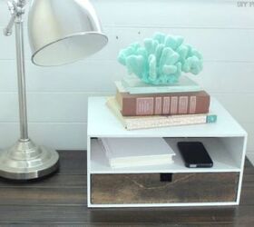 s 15 space saving hacks for your tight bedroom, bedroom ideas, Keep it all organized with a charging station