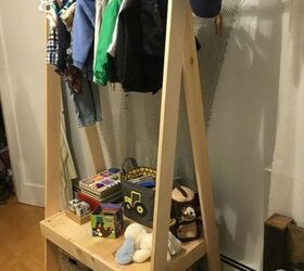 s 15 space saving hacks for your tight bedroom, bedroom ideas, Build your own clothing rack