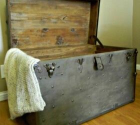 s flip that rusted garage sale find with these 14 stunning ideas, garages, Salvage an old rusted trunk with citric acid