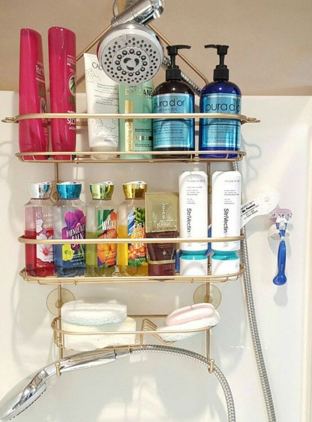 s flip that rusted garage sale find with these 14 stunning ideas, garages, Revive a rusted shower caddy