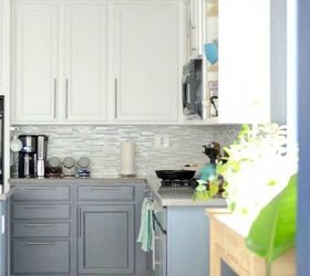 s 13 kitchen upgrades that make your home worth more, home decor, kitchen design, Or paint them in two colors