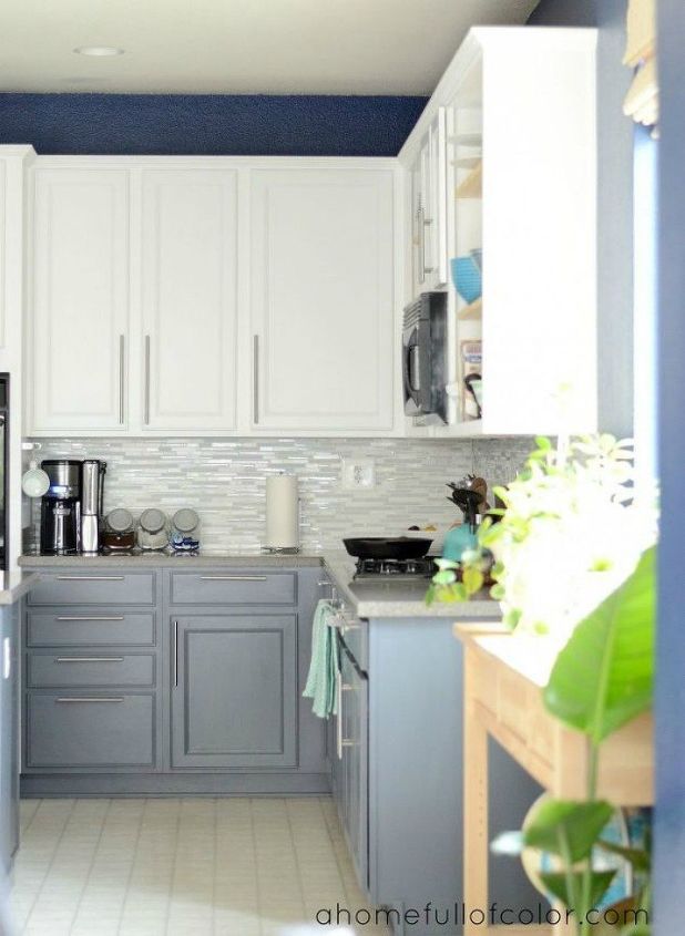 s 13 kitchen upgrades that make your home worth more, home decor, kitchen design, Or paint them in two colors