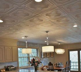 s 13 kitchen upgrades that make your home worth more, home decor, kitchen design, Get rid of your popcorn ceiling
