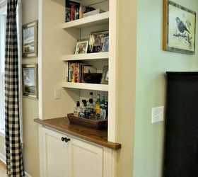 how to fake gorgeous built in furniture 12 ideas, Turn a French door into a built in cabinet