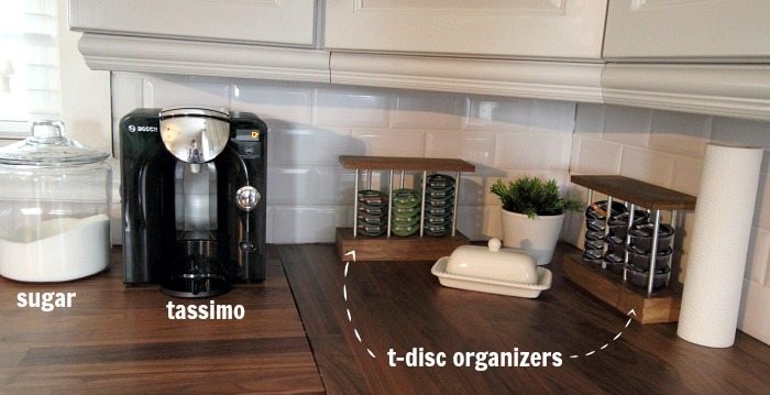 diy rustic tassimo t disc organizer, organizing