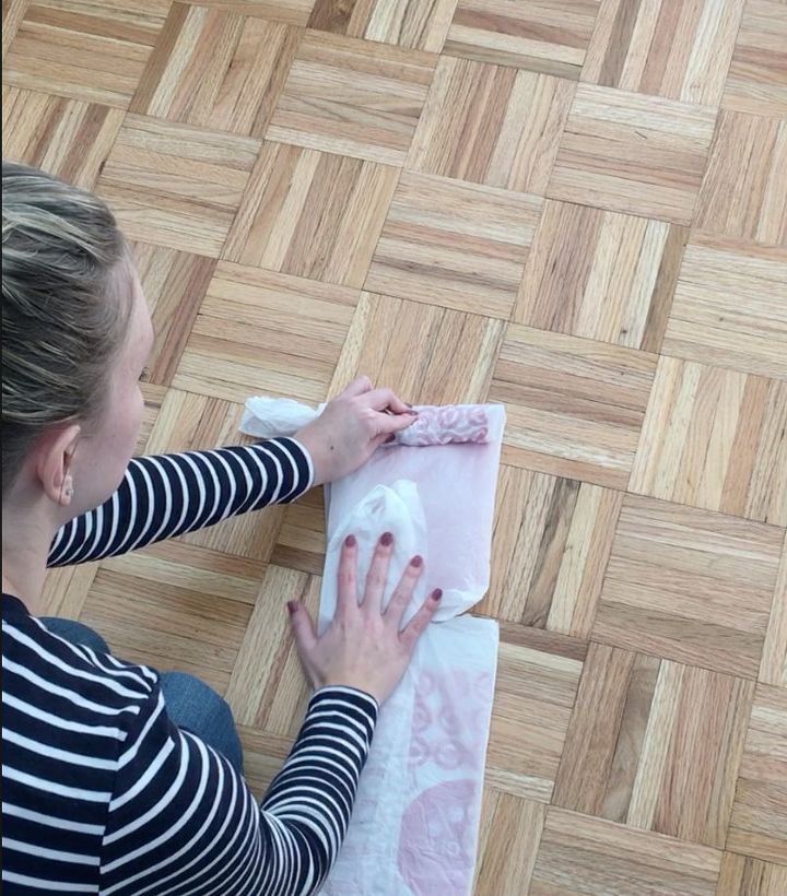 how to roll plastic shopping bags