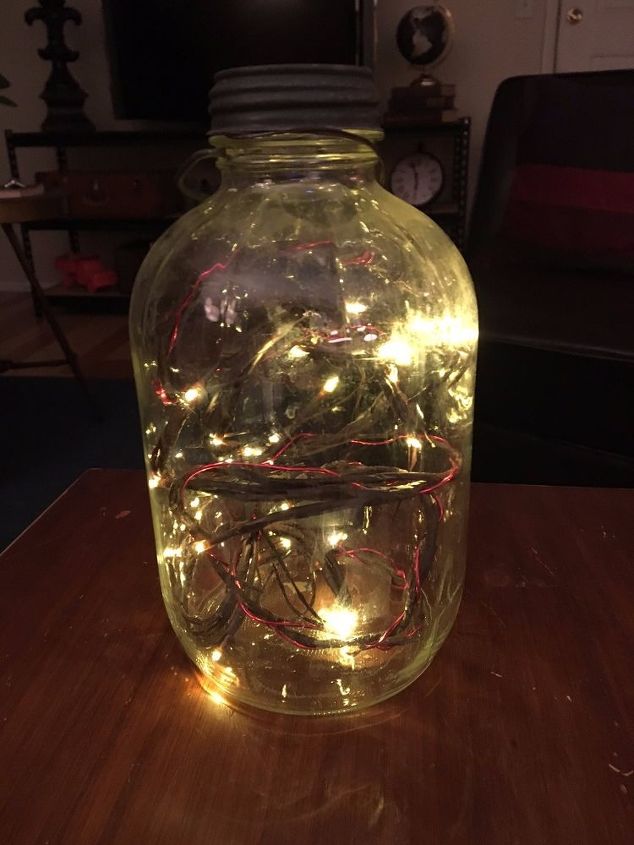 fireflies caught in a jar