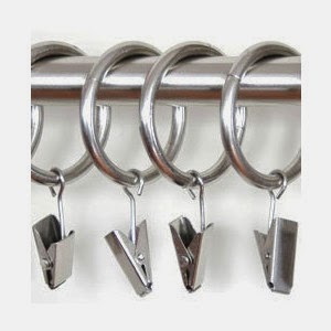 hide the clip ring top curtains, home decor, window treatments