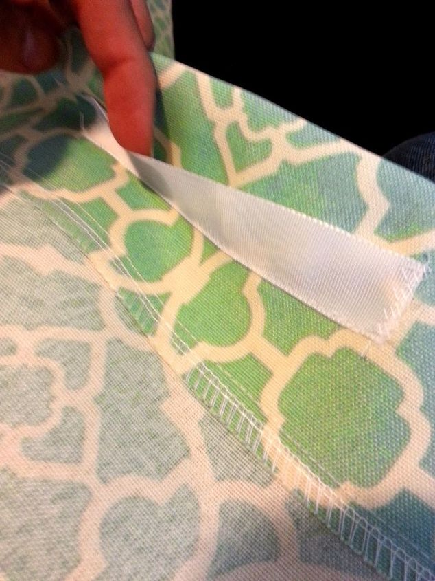 hide the clip ring top curtains, home decor, window treatments