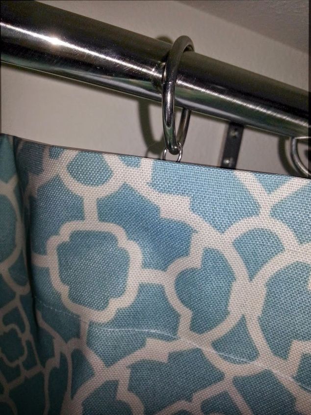 hide the clip ring top curtains, home decor, window treatments