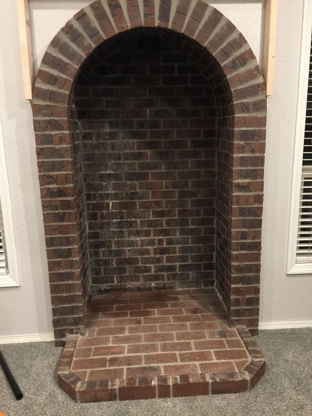 ugly fireplace makeover, fireplaces mantels