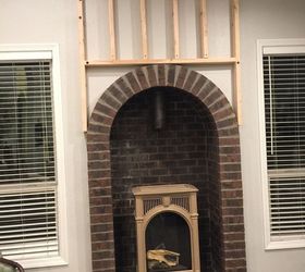 ugly fireplace makeover, fireplaces mantels