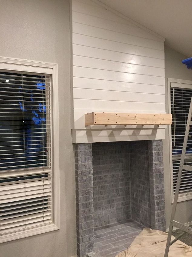 ugly fireplace makeover, fireplaces mantels