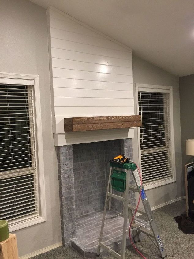 ugly fireplace makeover, fireplaces mantels