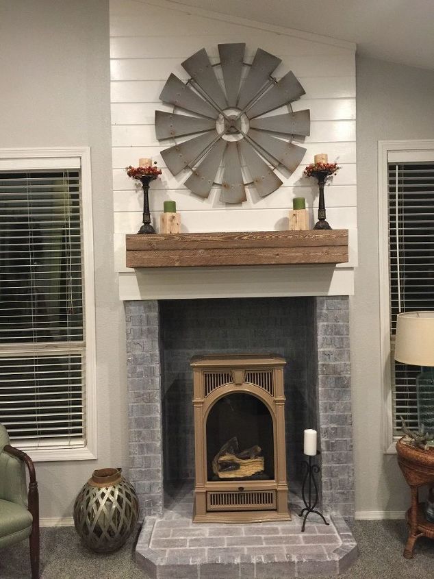 ugly fireplace makeover, fireplaces mantels