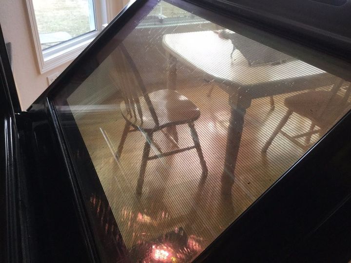 how to clean an oven window