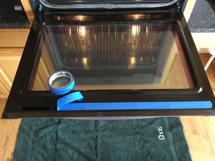 how to clean an oven window