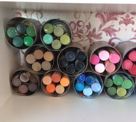 Acrylic Paint Storage - Easy to See Colour!