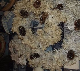 how can i fix this discolored wreath