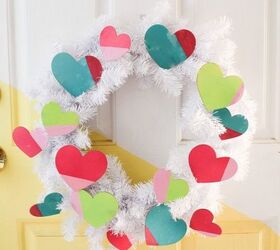 Guirnalda de San Valentín DIY | Colorida, con bloques de color, ¡fácil de hacer!