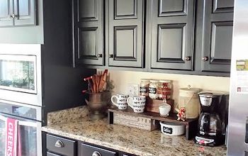 Black Kitchen Cabinets Makeover Reveal