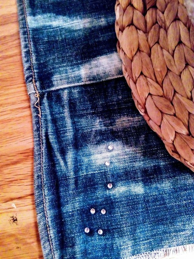 caminho de mesa diy from old jeans