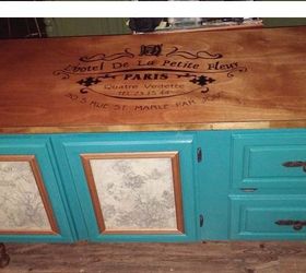 Dresser Upcycled to a French Country Buffet