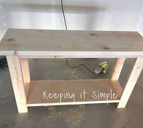 diy sofa table for only 30, painted furniture