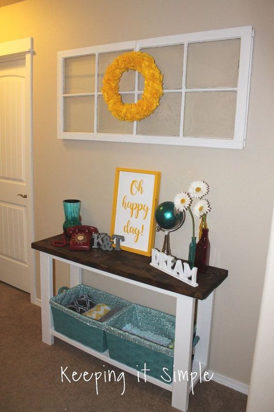 diy sofa table for only 30, painted furniture