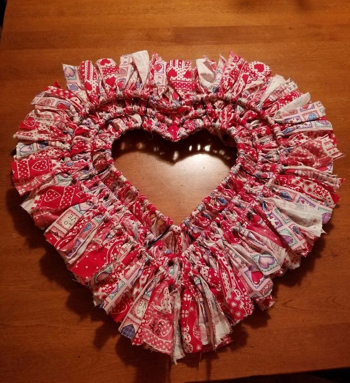 Valentine Rag Wreath Hometalk Valentine Rag Wreath Hometalk