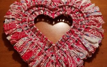 Valentine Rag Wreath