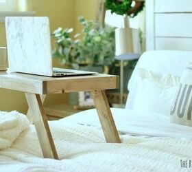 diy bed desk, painted furniture